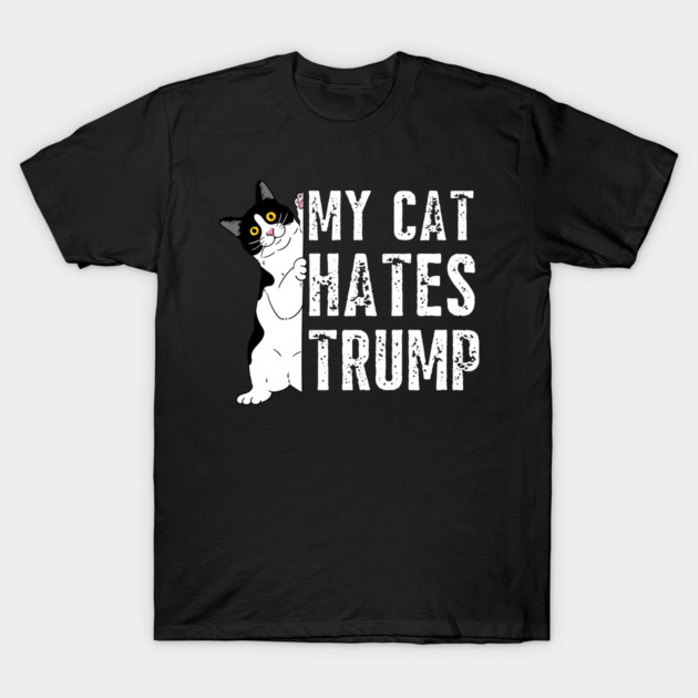 Cats Against Trump T-Shirt by Inktopolis