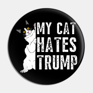 Cats Against Trump Pin