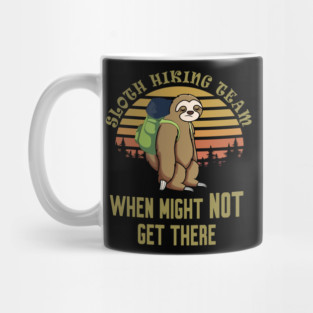 Sloth Hiking Team Mug