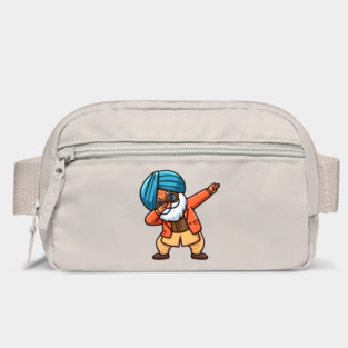 A punjabi old man dabbing - cheerful life Bag