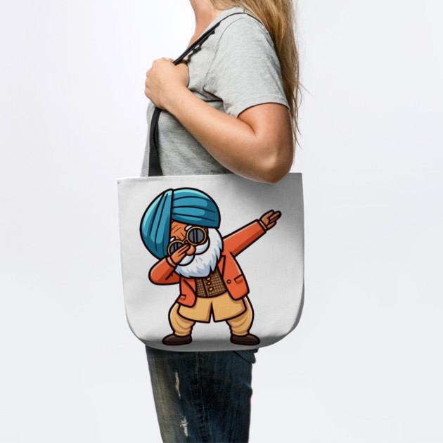 A punjabi old man dabbing - cheerful life by PUNJABISTYL