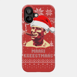 arnold schwarzenegger Maari Kreestmaas Phone Case