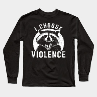 Raccoon Long Sleeve T-Shirt