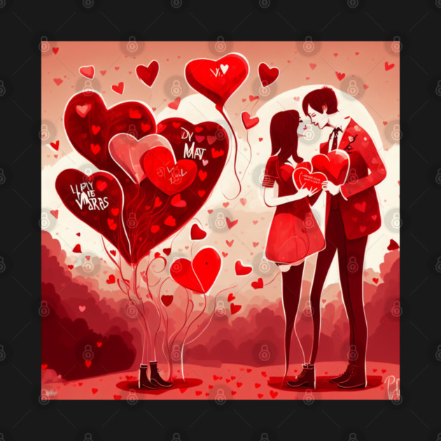 Romantic Couples Celebrating Valentine Days by Urbanprint