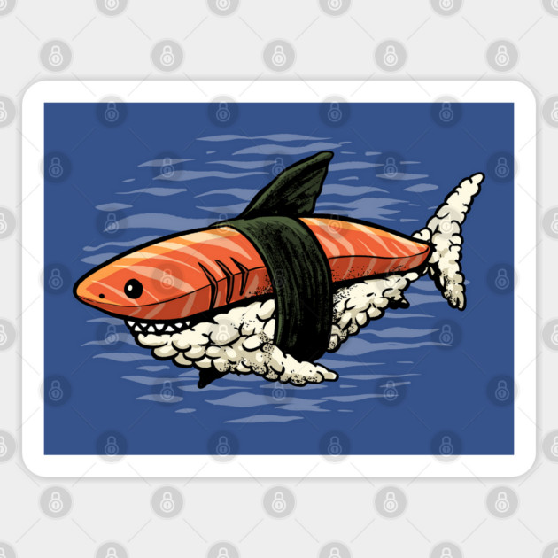 Sushi Shark Sticker by GoshWow®