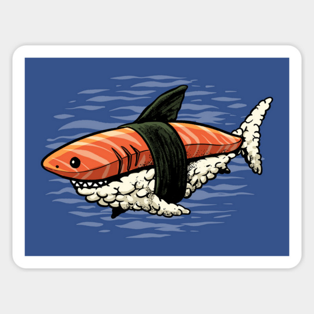 Sushi Shark Magnet by GoshWow®