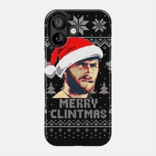 Clint Eastwood Merry Clintmas Phone Case