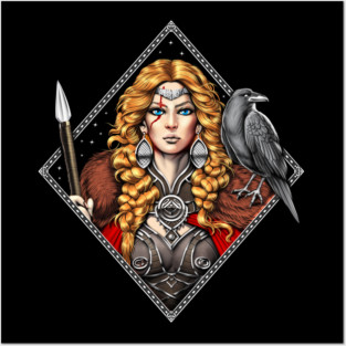 Celtic Goddess Morrigan Posters and Art