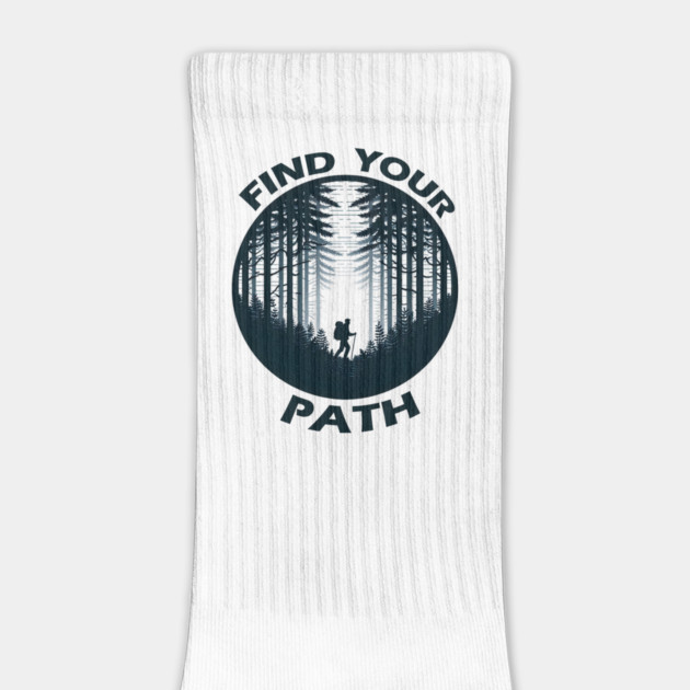 Find Your Path – Motivational Hiking Adventure Graphic by MakerMind8.2