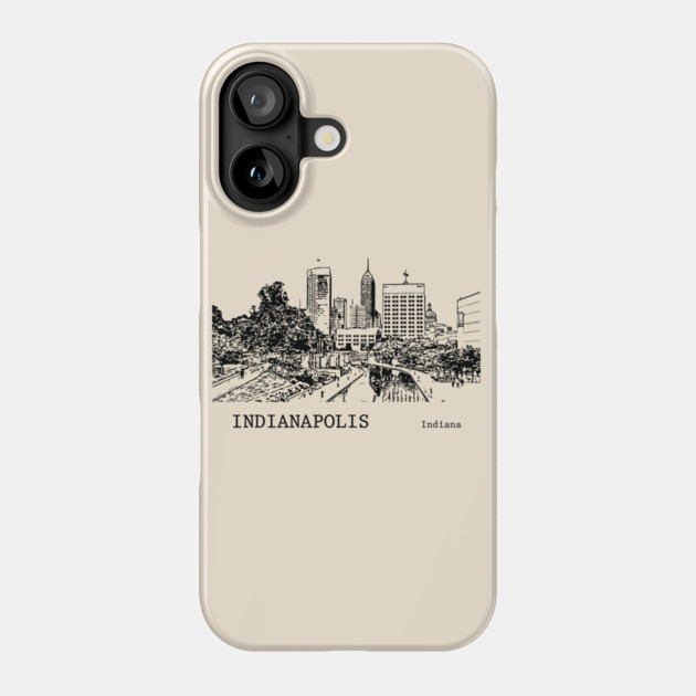 Indianapolis Indiana Phone Case by Lakeric