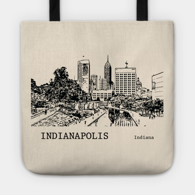Indianapolis Indiana Tote by Lakeric
