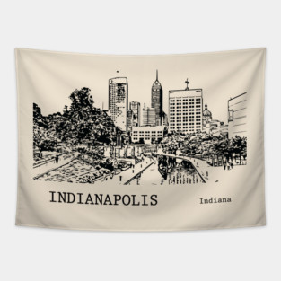 Indianapolis Indiana Tapestry