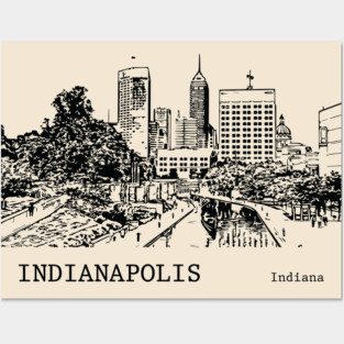 Indianapolis Indiana Posters and Art