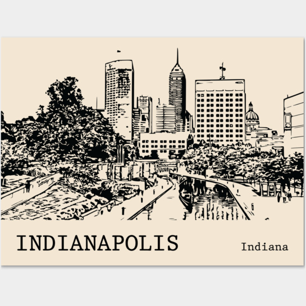 Indianapolis Indiana Wall Art by Lakeric
