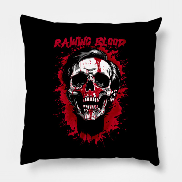 RAINING BLOOD Pillow by artslaves