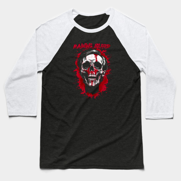 RAINING BLOOD Baseball T-Shirt by artslaves