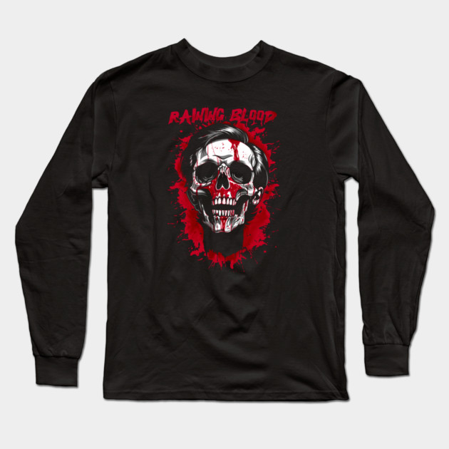 RAINING BLOOD Long Sleeve T-Shirt by artslaves