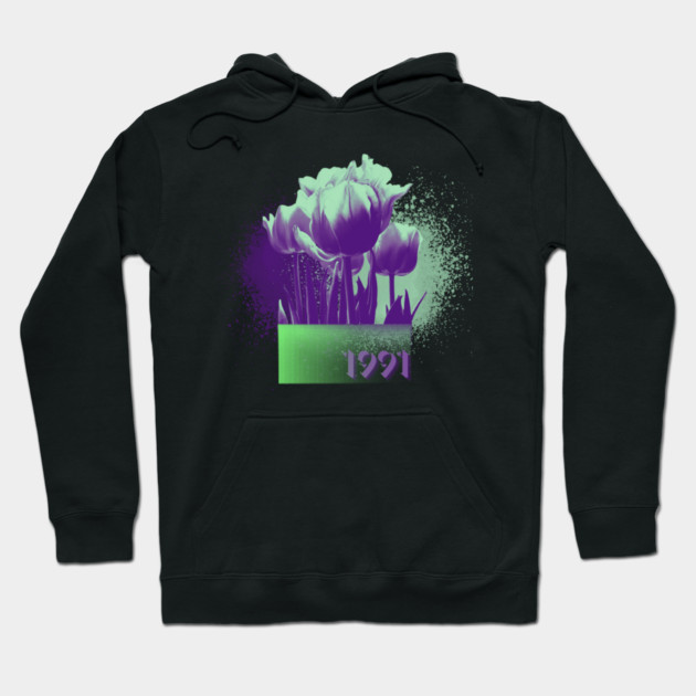 1991 A Year In Review Hoodie by casualteesinc