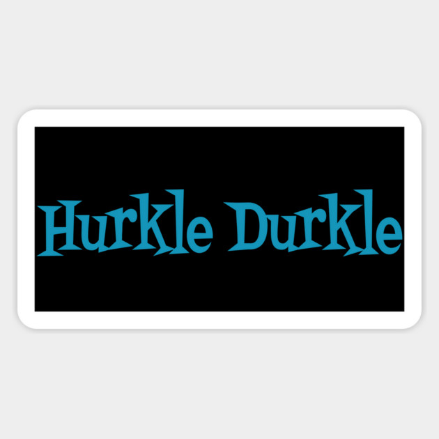 Funky Retro Style Scottish Slang: Hurkle Durkle, to stay in bed being lazy long after it's time to get up Magnet by Luxinda