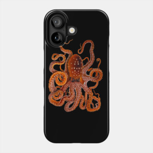 Red Octopus Phone Case