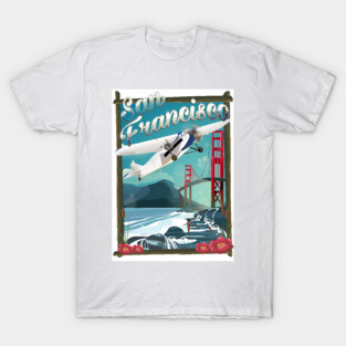 San Francisco travel poster T-Shirt