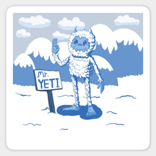 MR. YETI Sticker