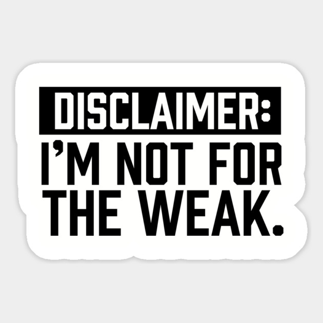 I am not for the weak Magnet by UrbanLifeApparel