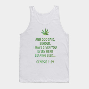 Genesis 1:29 Tank Top