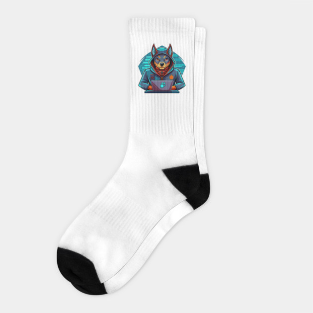 Hacker's Best Friend Socks by DIGITAL MERCH CREATIONS
