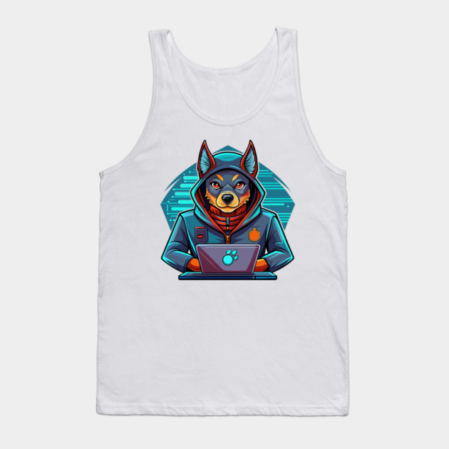 Hacker's Best Friend Tank Top by DIGITAL MERCH CREATIONS