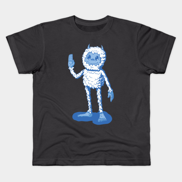 MR. YETI no background Kids T-Shirt by droidmonkey