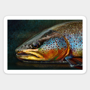 The Night Hunter Wild Brown Trout Sticker