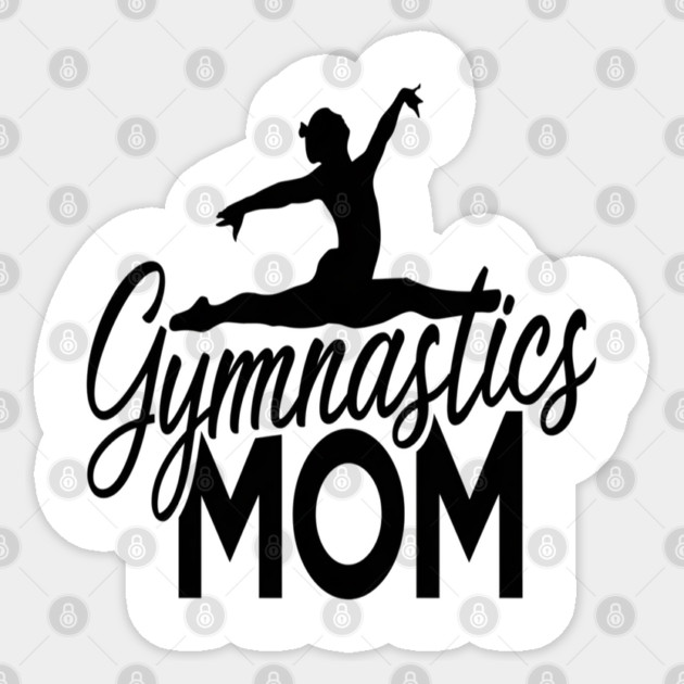 Gymnastics Mom Sticker by Pixel Threads 