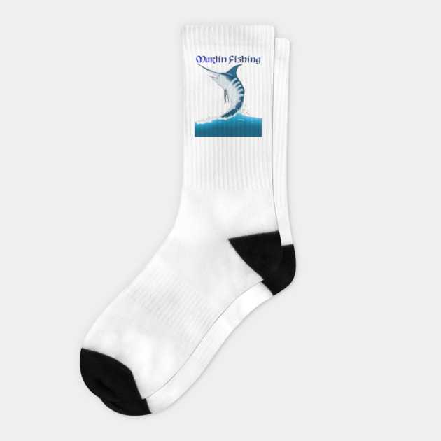Marlin Fishing Socks by Urbanprint
