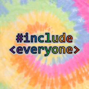 Geeks for Peace - #include everyone T-Shirt