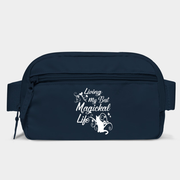 Living My Best Magickal Life Cheeky Witch Pagan Wiccan Cat by Cheeky Witch