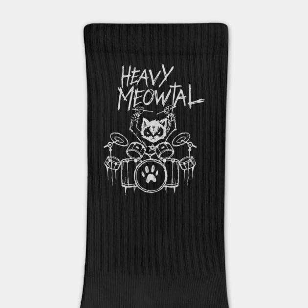 Heavy Meowtal by Litehouse Tees