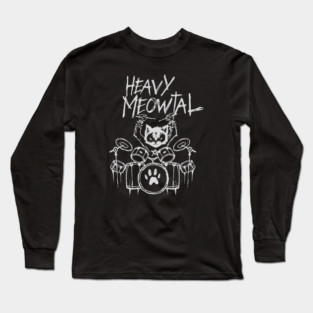 Heavy Meowtal Long Sleeve T-Shirt