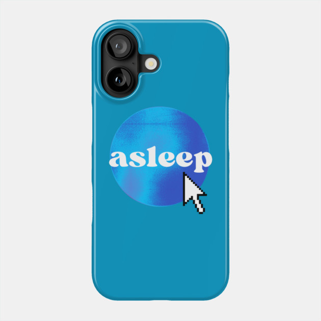asleep dot com Phone Case by casualteesinc