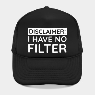 I have no filter Hat