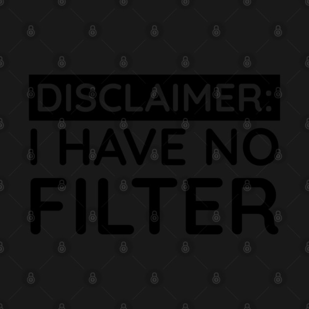 I have no filter by UrbanLifeApparel