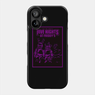 fnaf movie (purple) Phone Case