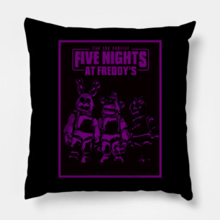 fnaf movie (purple) Pillow
