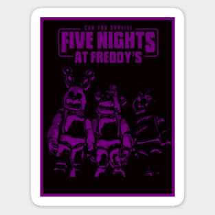 fnaf movie (purple) Sticker