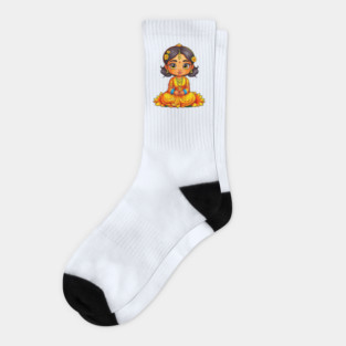 Gudi Padwa Chibi Girl Socks