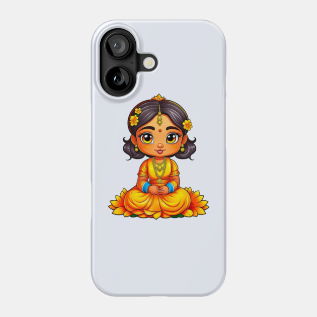 Gudi Padwa Chibi Girl Phone Case by HolidayBug