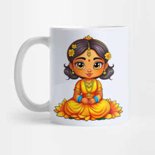 Gudi Padwa Chibi Girl Mug