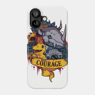 Digimon of Courage Agumon - WarGreymon Tattoo Phone Case