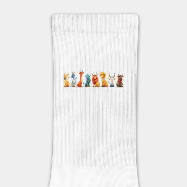 Cartoon Style Zodiacs by Vinokurio