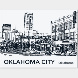 Oklahoma City Oklahoma Posters and Art